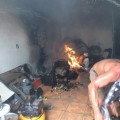 Se incendia casa en colonia  Tabachines