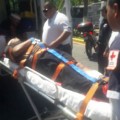 Motociclista atropella a peatón sobre avenida de ingreso