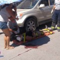 Camioneta atropella a masculino en la Francisco Villa