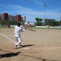 Inauguran Andrés y alcalde Torneo de Softbol Interdependencias