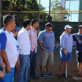 Inauguran Andrés y alcalde Torneo de Softbol Interdependencias
