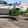 Trasladan a paciente en helicóptero a Guadalajara