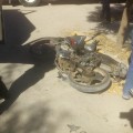 Camioneta de la Yakult atropella a motociclista