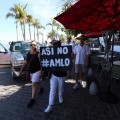 Marchan contra AMLO en Puerto Vallarta