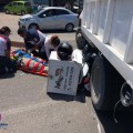 Motociclista se impacta contra camioneta de Seapal