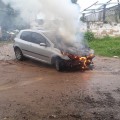 Se incendia auto en el Coapinole