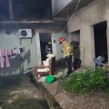 Se incendia casa en Barrio Santa María