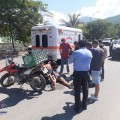 -Camioneta atropella a motociclista