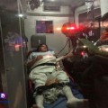 Ambulancia choca en Libramiento