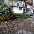 Chubasco causa afectaciones en Puerto Vallarta
