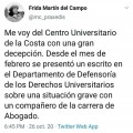Acusa alumna del CUCosta “indiferencia” por parte de autoridades universitarias
