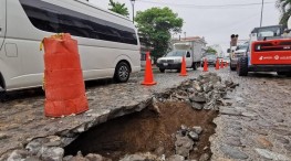 Atiende SEAPAL colapso de subcolector en la Avenida México