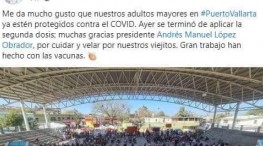 "Candidata" de Morena hace proselitismo con vacunas Covid.