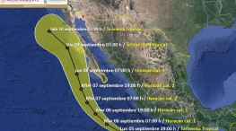 La ‪#TormentaTropical‬ Kay, se localiza a 470 km al suroeste de Manzanillo, ‪#Colima‬, y a 485 al sur-suroeste de Playa Pérula, Jalisco