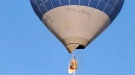 Se desploma globo aerostático en Teotihuacan