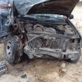 Accidente automovilístico en El Zancudo