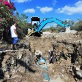 Repara SEAPAL línea que abastece a más de 50 colonias de El Pitillal