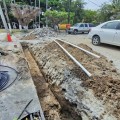 Restricciones a la vialidad por rehabilitación de redes de agua  potable en Palmar de Aramara