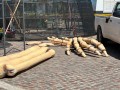 Comienza instalación de la Catrina Monumental en el Malecón.