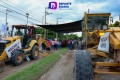 Da Santana banderazo de inicio de pavimentación de calle Reforma