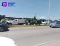 Accidente entre camionetas provoca tráfico pesado en dirección Vallarta-Nayarit