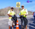 Ayuntamiento de Bahía de Banderas y empresarios limpian carretera de La Cruz de Huanacaxtle y Punta de Mita