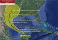 Beryl se  mantiene en tierra sobre Yucatán