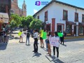 Bloquean calle del Malecón y la Juárez