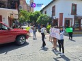 Bloquean calle del Malecón y la Juárez