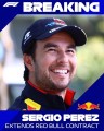 Checo Pérez renueva con Red Bull