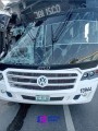 Choque entre vehículos de transporte en carretera Cruz de Huanacaxtle – Punta de Mita