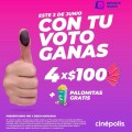 ¿Cortesías y descuentos por votar?