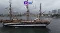 El Amerigo Vespucci desde los aires