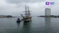 El Amerigo Vespucci desde los aires