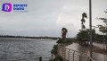 El paso de la Tormenta Alberto dejó un arcoíris en Tampico.