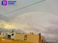 El paso de la Tormenta Alberto dejó un arcoíris en Tampico.