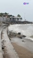 En la espera del huracán lidia, el malecón de Puerto Vallarta presenta un oleaje no tan alto