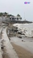 En la espera del huracán lidia, el malecón de Puerto Vallarta presenta un oleaje no tan alto