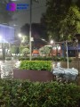 Fuerte tormenta en CDMX retrasa vuelos en el AICM y genera inundaciones en Instituto Nacional de Cancerología.