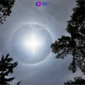 Halo Solar ilumina cielo en CDMX