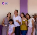 Héctor Santana votó acompañado de su familia