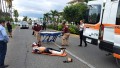 Hombre arrollado brutalmente por una camioneta en la Francisco Medina Ascencio.