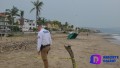 Hombre muere ahogado en el malecón de Puerto Vallarta.