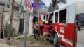 Incendio en oficinas de Sistecozome a un costado de la Fiscalía