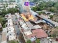 Incendio pone en peligro viviendas alrededor