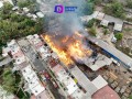 Incendio pone en peligro viviendas alrededor