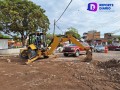 Inició pavimentación de la calle San Salvador.