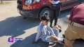 Joven sufre fractura expuesta en accidente de motocicleta en la carretera 544