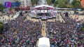 Miles de simpatizantes asisten al 'Hasta Siempre Presidente Fest” en el Monumento a la Revolución