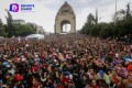 Miles de simpatizantes asisten al 'Hasta Siempre Presidente Fest” en el Monumento a la Revolución